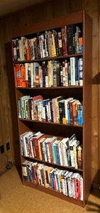 lot 247 image: Bunches of Books and Bookshelf