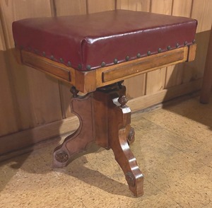 lot 265 image: East Lake Style Piano Stool