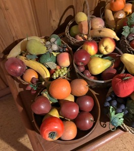 lot 273 image: Fantastic Variety of Faux Fruit