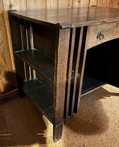 lot 278 image: Vintage Arts and Crafts Style Desk