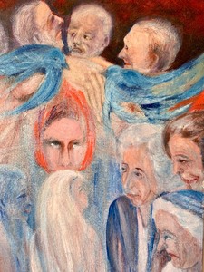 lot 217 image: Original Oil Painting on Canvas