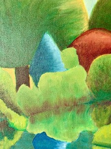 lot 218 image: Original Oil Painting on Canvas