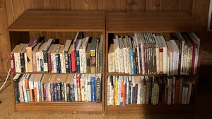 lot 410 image: Books and Two Book Shelves