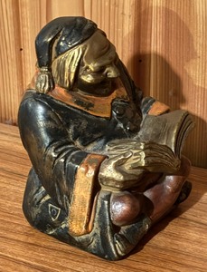 lot 418 image: Vintage Monk Sculpture by Ruhl