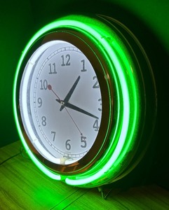 lot 436 image: Neon Clock by Platinum