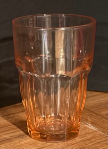lot 438 image: Six Bormioli Rocco Pink Tempered Glasses