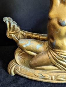 lot 387 image: Art Deco Nude Brass Figurine