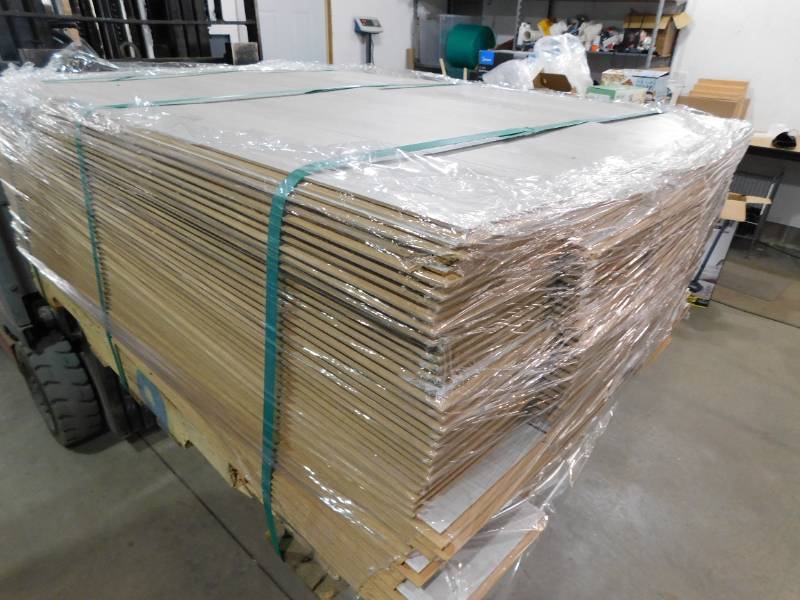 lot 13 image: Gray 10 mm Water Resistant Laminate Wood Flooring (615 sqft)