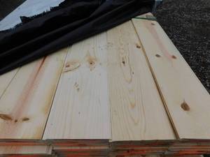 lot 8 image: 1 x 8 Ponderosa Pine Reversible #3 Tongue & Groove - 2160 Linear Feet