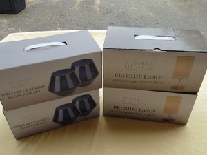 lot 12 image: Mixed Lot Of Modern Elegance Vases and Bedside Lamps