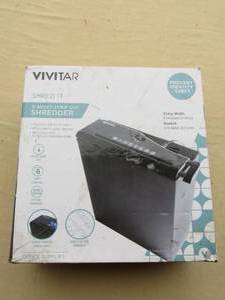 lot 17 image: Vivitar Paper Shredder Black VIV-SD-100