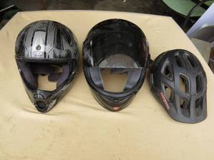 lot 62 image: Mixed Lot of ATV  Motocross and Bike Helmets - Size Medium