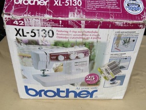 lot 63 image: Brother XL-5130 Sewing Machine WPedal
