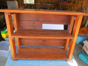 lot 83 image: 36 x 13 x 28 Entertainment Center  Bookcase