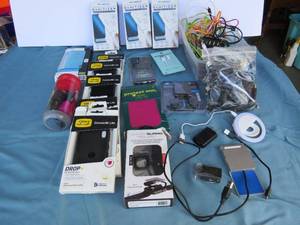 lot 84 image: Mixed Lot of Phone Accessories and Charging Cords