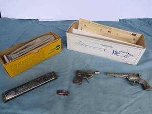 lot 95 image: Mixed Lot of Vintage Toys  Harmonicas and Ice Bag