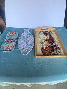 lot 129 image: Mixed Lot of Serving Platters