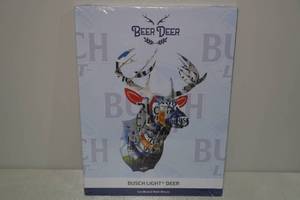 lot 16 image: Beer Deer Busch Light Deer Cardboard Wall Mount
