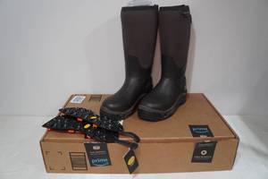 lot 19 image: Korkers Mens Neo Arctic Rubber Boots -Size 9
