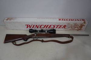 lot 1R image: Winchester Model 70 SA .22-250 Rem Bolt-Action Rifle - Simmons Scope