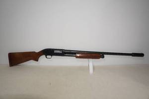 lot 1X image: JC Higgins Model 20 12 Gauge Pump-Action Shotgun