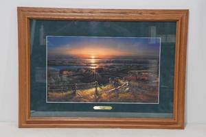 lot 97 image: Framed Terry Redlin Print Best Friends