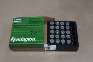 lot 114 image: 20 Remington Golden Saber .380 Auto 102 Gr BJHP Ammo