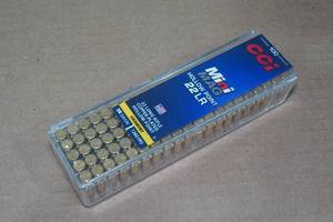 lot 125 image: 100 CCI Mini Mag .22 LR 36 Gr CP HP Ammo