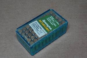 lot 129 image: 50 Remington 22 Subsonic .22 LR 38 Gr Low Noise HP Ammo