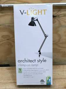 lot 74 image: V-Light Architect Style Clamp On Lamp