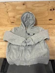 lot 100 image: FOUR SEEDS Heavy Weight Zip Up Hoodies in Light Grey Size M