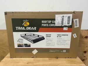 lot 112 image: BASS PRO SHOPS  Rooftop Steel Cargo Carrier