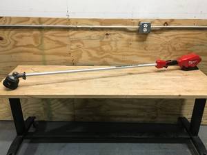 lot 109 image: Used Milwaukee M18 FUEL String Trimmer Model # 2725-20 (Tool Only) (Missing String Guard) (Tested And Works)