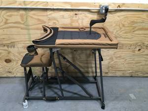 lot 16 image: New Cabelas Deluxe Shooting Bench
