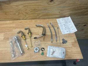 lot 128 image: KOHLER Refinia 8 in. Widespread 2-Handle Bathroom Sink Faucet in Brushed Nickel
