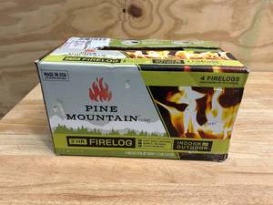 lot 162 image: PINE MOUNTAIN Box of 4- Fire Logs