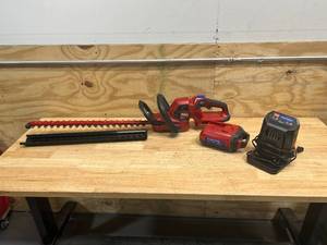 lot 164 image: TORO 60V MAX 24 in. (60.96 cm) Hedge Trimmer with 2.0Ah Battery