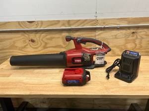 lot 165 image: TORO 60V MAX 157 mph Brushless Leaf Blower with 2.0Ah Battery