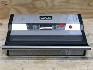 lot 145 image: Cabelas 15 Commercial-Grade Vacuum Sealer (Right Side Of Locking Handle Cracked) (Retail $399.99)