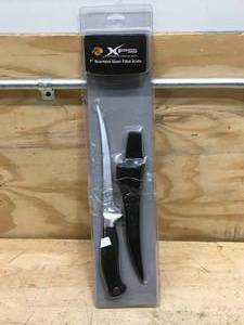 lot 152 image: Bass Pro Shops XPS 7 Stainless Steel Fillet Knife (Packaging Has Been Opened)