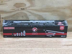 lot 158 image: CRAFTSMAN V-SERIES Multi-Drive Accessory Set, 10 Piece Model # CMMT17799V 05092410