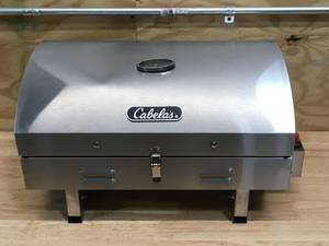 lot 166 image: Cabelas Stainless Steel Table Top Grill (Untested) (Top Is Dented)