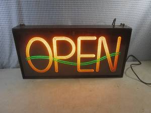 lot 151 image: (EW6) Lightup Open Sign 24 34 x 12 12 - Works