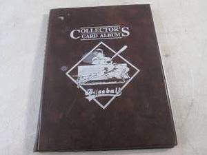 lot 154 image: (EC1) Collectors Card Album with 8 Pages of Sports Cards A Few Kirby Puckett