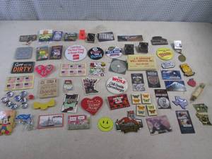 lot 208 image: (CS) Assorted Magnets and Pins...