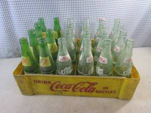 lot 294 image: (BS) Diet Coca-Cola and Mellow Yellow Bottles in Coca-Cola Crate