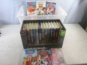 lot 297 image: (F-1) Large Assortment of VHS Kids Movies - A Lot Are Disney