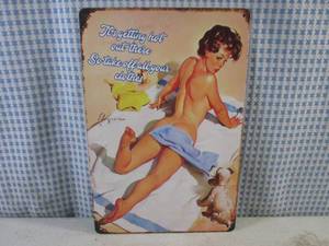 lot 17 image: (FS) Its Getting Hot Out There... Tin Sign 11 34 x 7 34