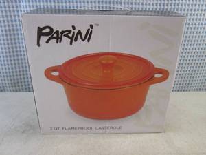 lot 41 image: (CS) Parini 2 Qt Flameproof Casserole