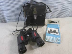 lot 55 image: (EC1) Tasco 304 7x35 Binoculars with Case